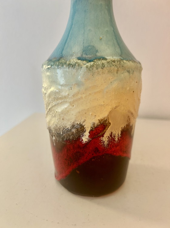 Image 1 of Oost-Duitse aardewerk vaaslamp