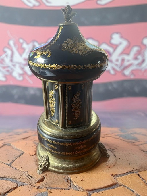 Zwitserse tabaksmuziekdoos uit 1960