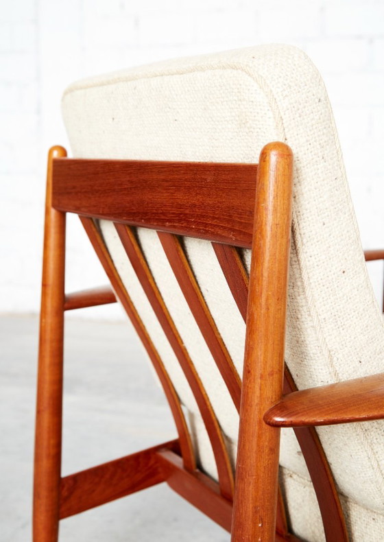 Mid-Century FD118 Teak Easy Chair by Grete Jalk for France & Søn – Armchairs, Wood (photo 6 of 16)