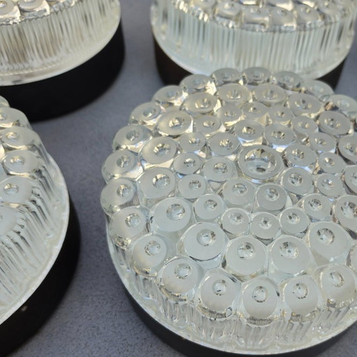 11x Plafonnier Staff Leuchten modèle A226 années 60/70