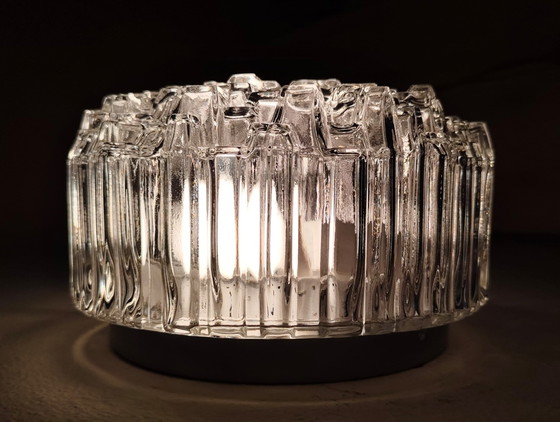 Image 1 of Hoffmeister Eisglas Decken/Wandleuchte 