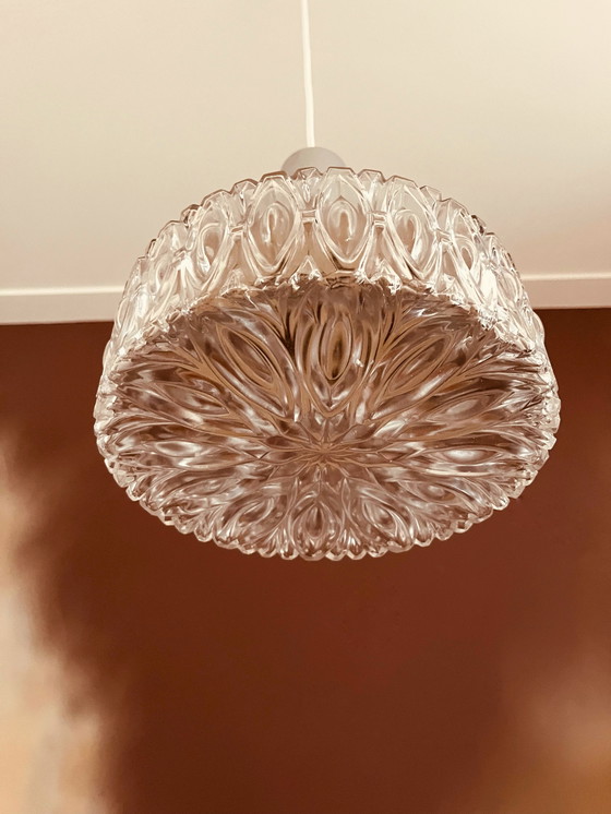 Image 1 of Tough Large 50's Chrome Space Age Pendant Lamp