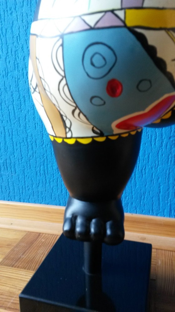 Image 1 of Statue einer fülligen Dame im Badeanzug 52 cm hoch