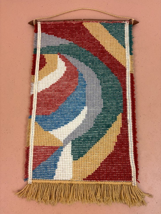 Image 1 of Tufted wall rug from the 1970s