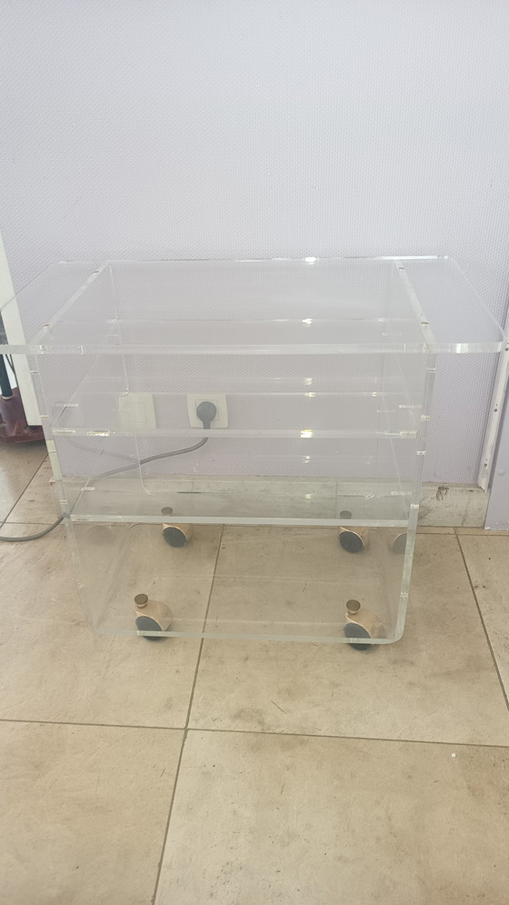 Image 1 of Plexiglas trolley Les Invisibles de Marais by David Lange 