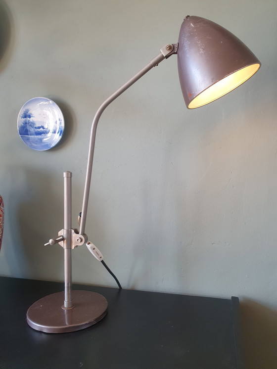 Image 1 of Lampada da scrivania Hala disegnata da H. Busquet, anni '40
