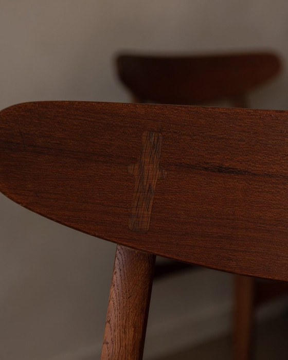 Image 1 of Set aus 4 CH30-Esszimmerstühlen von Hans J. Wegner für Carl Hansen & Søn – dänisches Design, 1950er Jahre