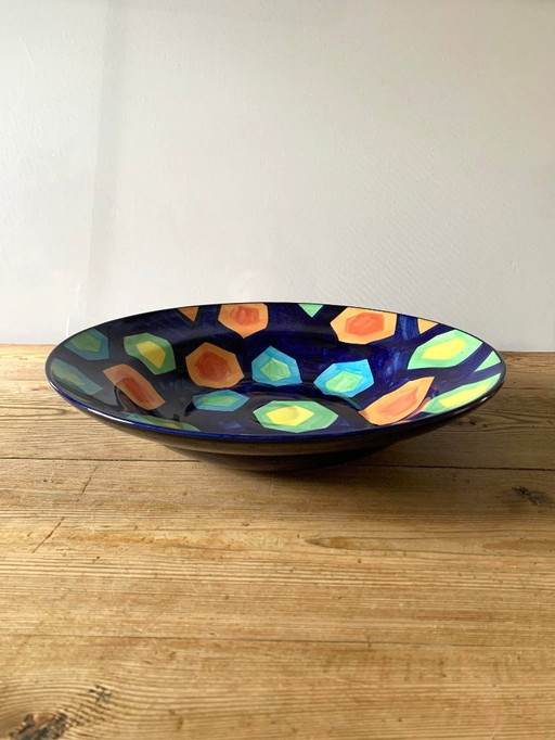 IKEA “Protest” set – large bowl + dish – design Åsa Gray (1990s)
