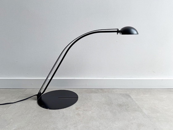 1x Vintage 80s Herda Arc / Booglamp / Bureaulamp – Bureaulampen, Metal (photo 4 of 10)