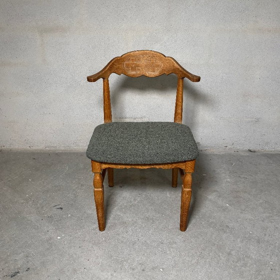 Image 1 of 5 x Henning Kjærnulf Esszimmerstühle — Eiche, 1960er Jahre