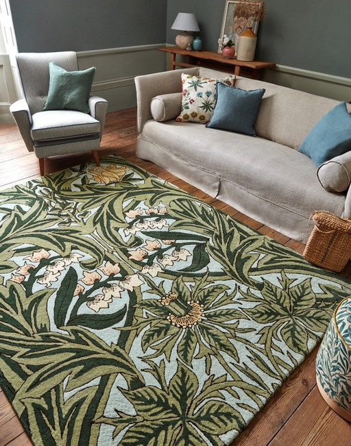 Morris & Co Bluebell Leafy| 170x240 cm