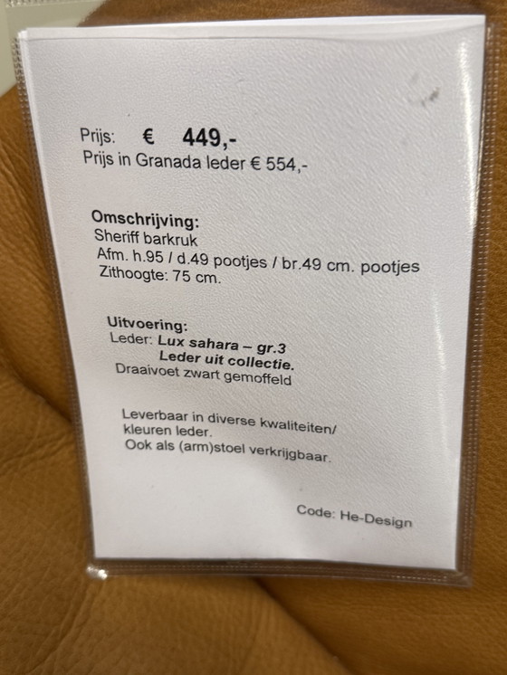 Image 1 of Lo sceriffo Barkruk ha progettato