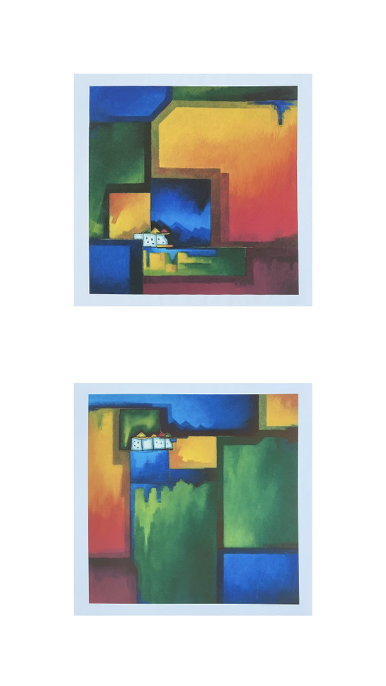Image 1 of Maria Megens - 2 sérigraphies à feuilles mobiles
