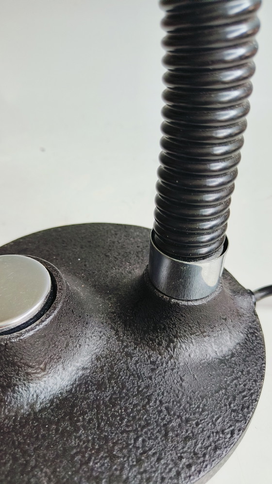 Image 1 of Lámpara de escritorio de metal cromado Hillebrand Bauhaus años 70