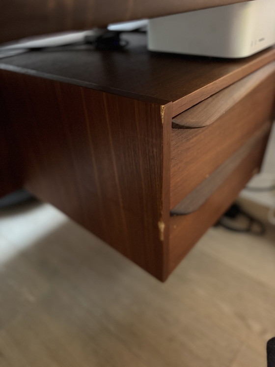 Image 1 of Ufficio Tijsseling in teak a corno di mucca di metà secolo