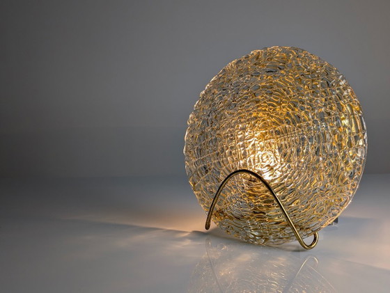 Image 1 of Wandleuchte aus Muranoglas und Messing, Österreich, 1970er Jahre