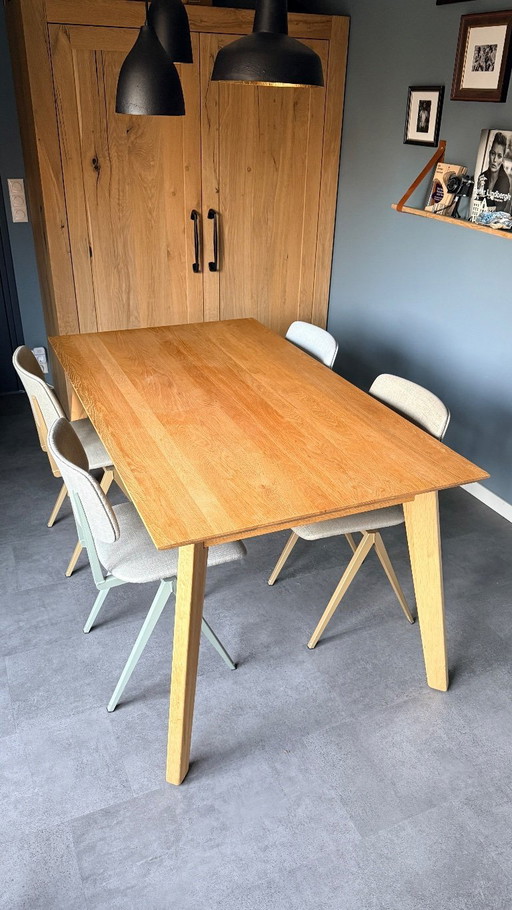 Ausziehbarer Tisch Sav Økse – skandinavisches Design mit 6 Stühlen