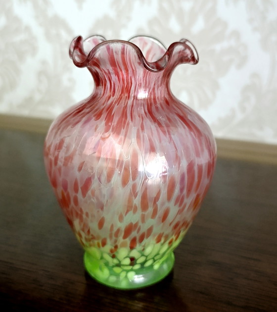 Murano Style Art Glass Vase (photo 3 of 7)