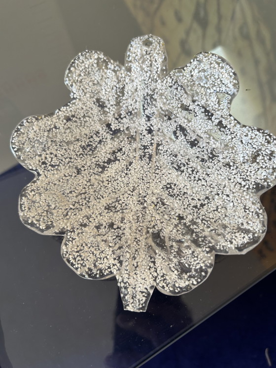 Image 1 of 1980s Murano Glass Wall Sconce with Gilted Metal Stand