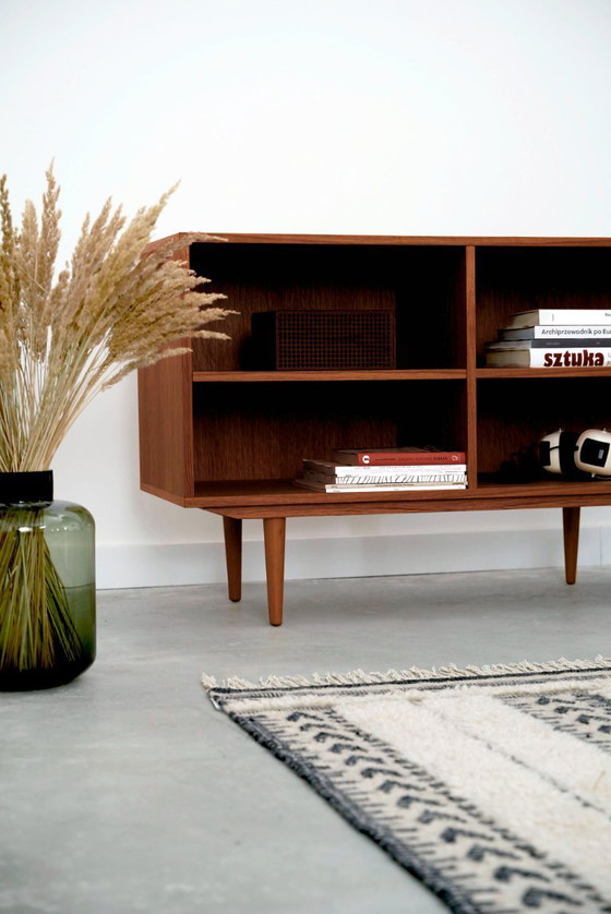 Image 1 of Libreria in rovere tinto teak - R01