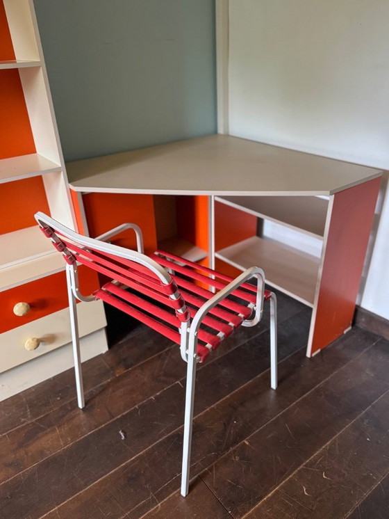 Image 1 of Vintage Desk Book Case and Chair