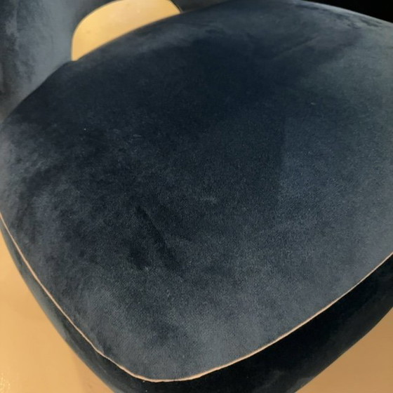 Image 1 of Mesa de comedor baja Passe Partout Buddha - 300x130 con sillas de comedor Moon (juego de 6)