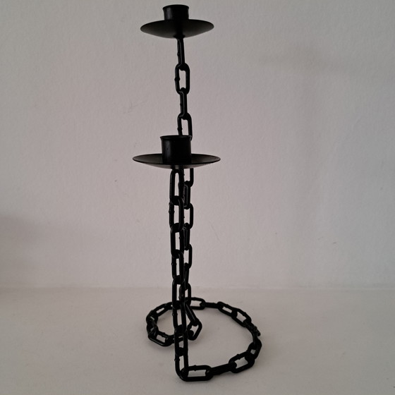 Candeliere brutalista a catena – Portacandele, Metal (photo 4 of 6)