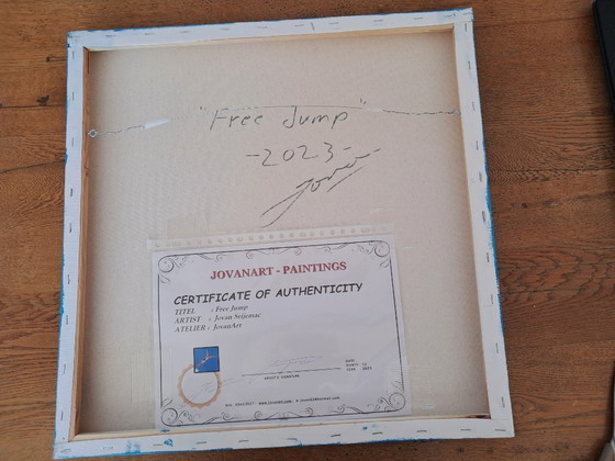 Image 1 of Jovan SRIJEMAC - Vrije sprong - Kunstenaar schilderij