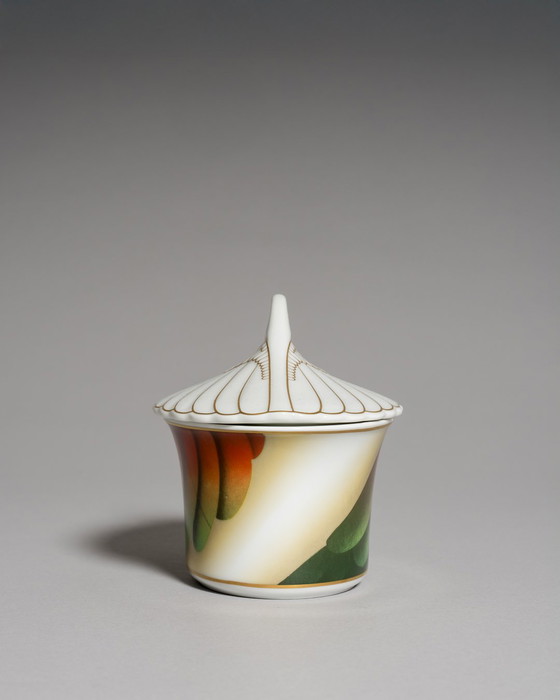 Image 1 of Paul Wunderlich Rosenthal Mythos Icaria Suikerpot Chic Deksel-Doos Bonbonnière jaren 90