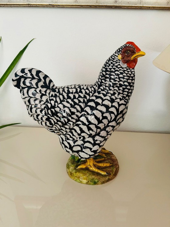 Image 1 of Grote originele Zaccagnini-kip – Italiaans designkeramiek – gesigneerd