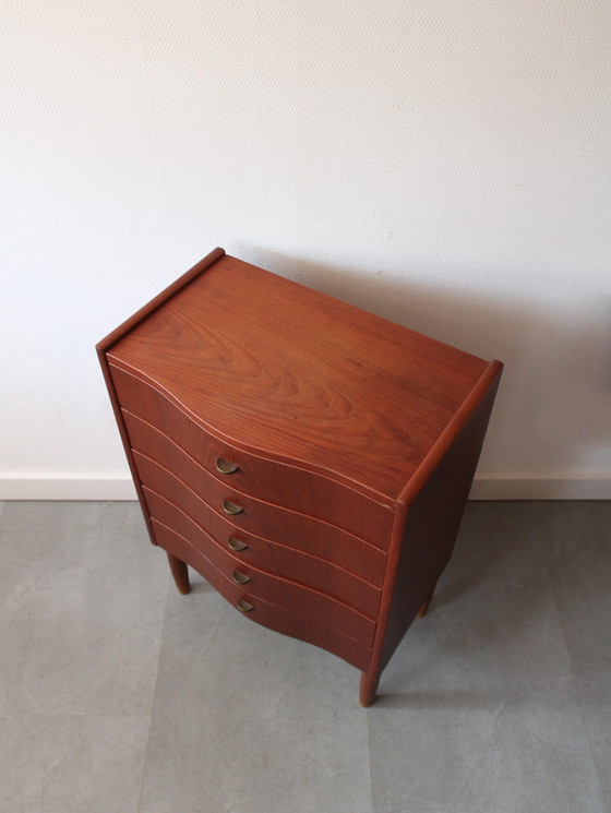 Image 1 of Vintage Deense ladekast in teak 