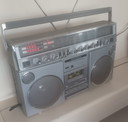 Cassetta radiofonica vintage Palladium Ghettoblaster degli anni '80