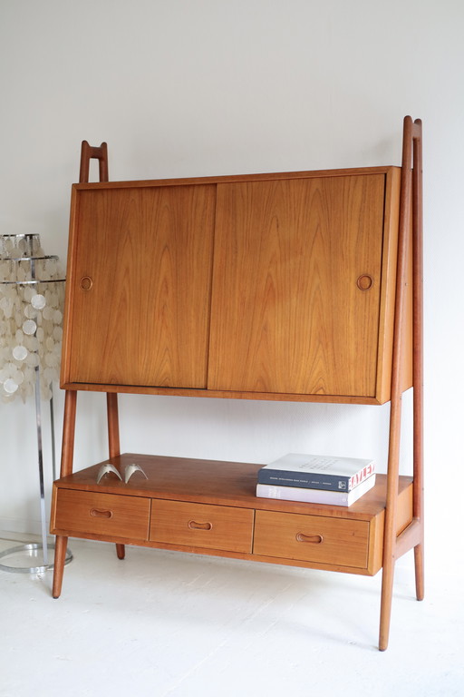 Wall unit Arne Vodder 1950s/60s Teak