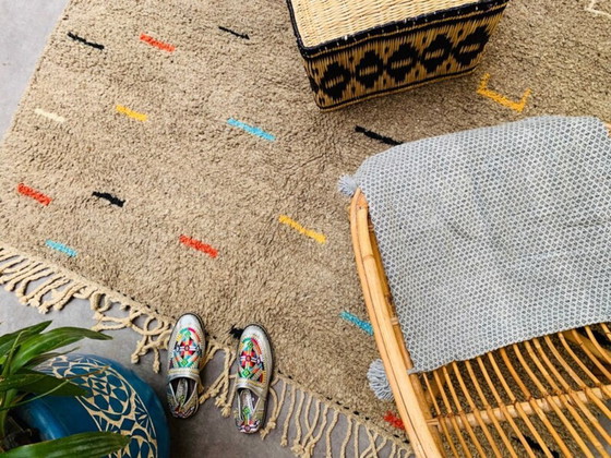 Image 1 of Tapis marocain artisanal en laine 300cmx150cm