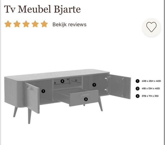 Image 1 of Tv meubel Bjarte van Goossens