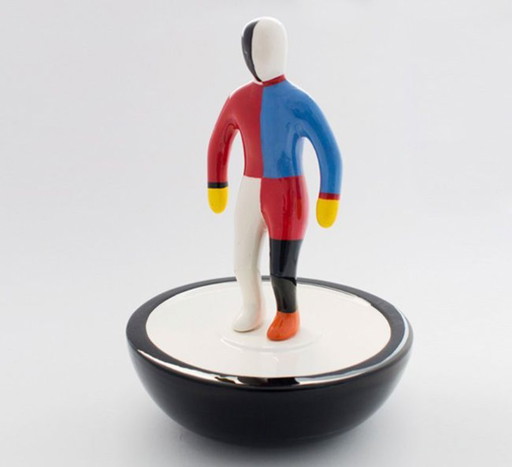 Sculpture Malevich Sportsmen Model #3 Ceramic - 30cm high - Handmade - Unique