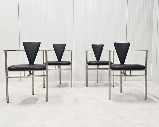 4x Sillas de comedor Belgochrom