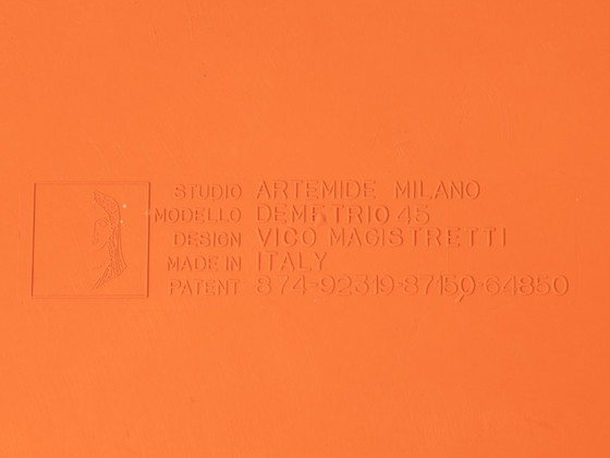 Image 1 of DEMETRIO 45 side tables, Vico Magistretti, Artemide, 1960s, Vintage