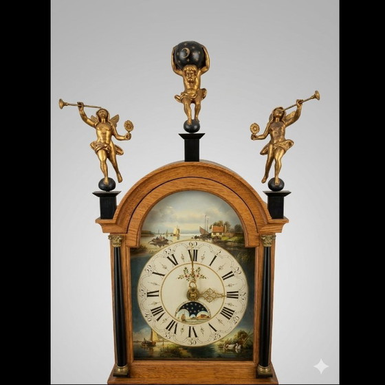 Image 1 of Pendule frisonne Jouster Atelier d'horloger