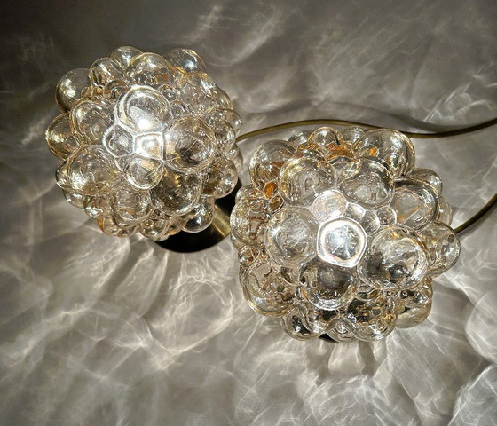 Image 1 of 2x Limburg Bubble Glas Lamps
