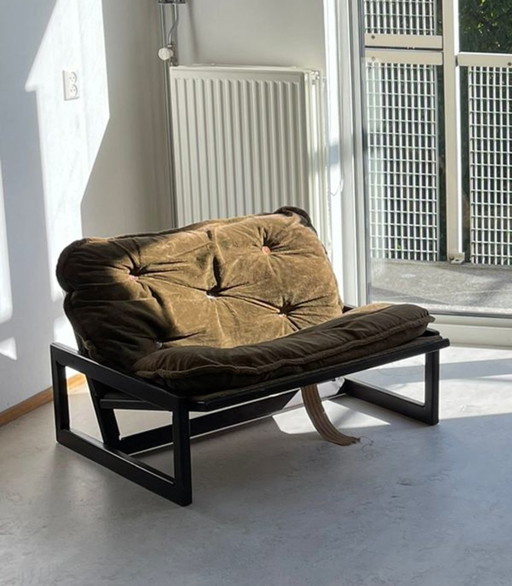 AFRA & TOBIA SCARPA POUR CASSINA LA CHAISE LONGUE CARLOTTA, ANNÉES 1960