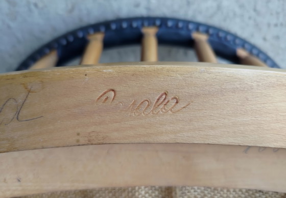 Mid-Century Casala 406 Armstoel Bertil Fridhagen – Fauteuils, Skai, Wood (photo 3 of 5)