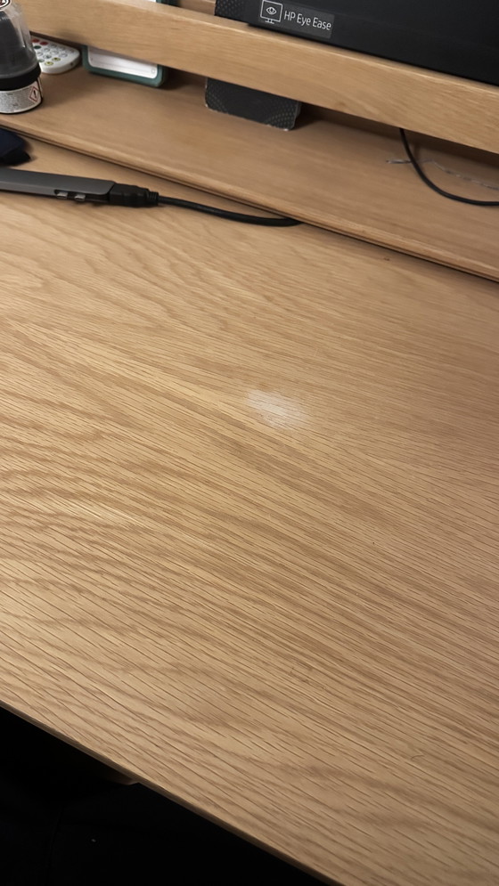 Image 1 of Escritorio Harto Honoré de roble natural, diseño escandinavo