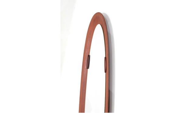 Image 1 of Miroir en bois italien du milieu du siècle, Italie - années 1960