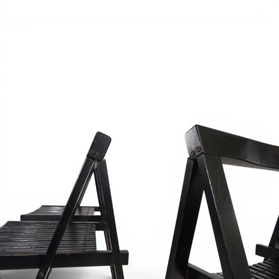 Image 1 of Set of 4 Aldo Jacobi Trieste Folding Chairs for Bazzani, 1960