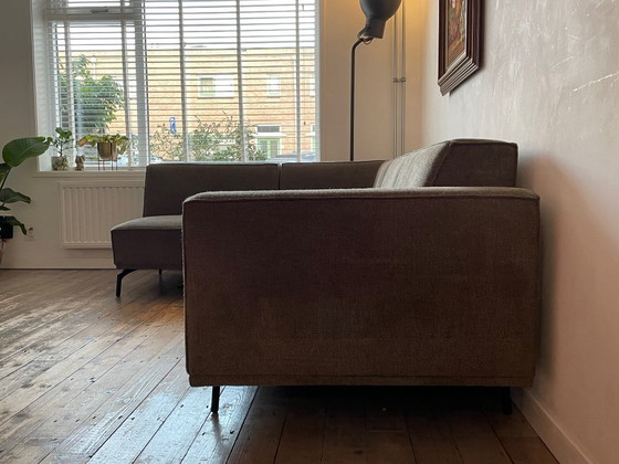 Image 1 of Canapé d'angle Fia – Loft par Zen | Tissu Silent 88 Turtle