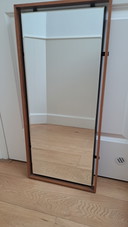 Vintage teak mirror
