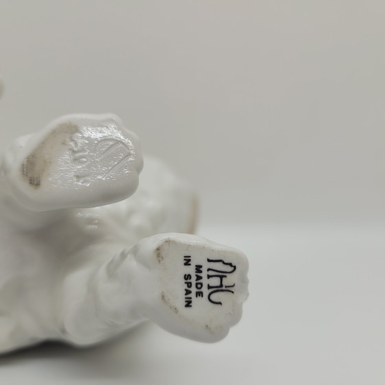 Image 1 of „Katzen“-Figur, emailliertes Porzellan, Nao von Lladró, 20. Jahrhundert – Spanien