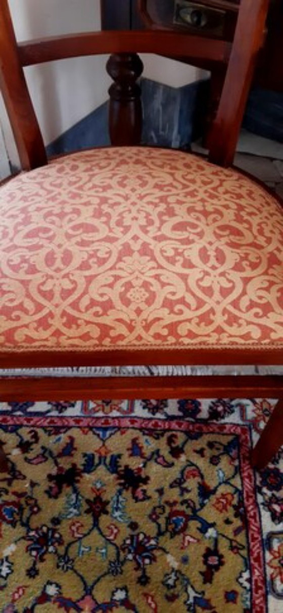 Fauteuil tonneau Art Déco des années 1930 – Restauré professionnellement et retapissé – Fauteuils d'appoint (photo 6 of 12)