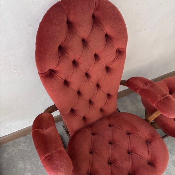 Image 1 of Verstelbare vintage fauteuil